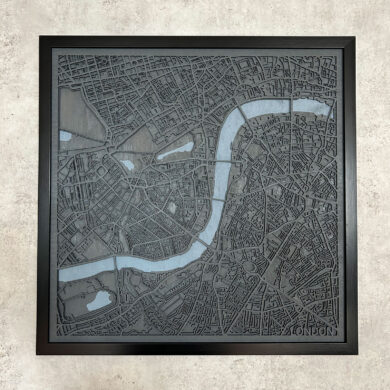 Դեկոր «Լոնդոնի քարտեզ» 53x53սմ