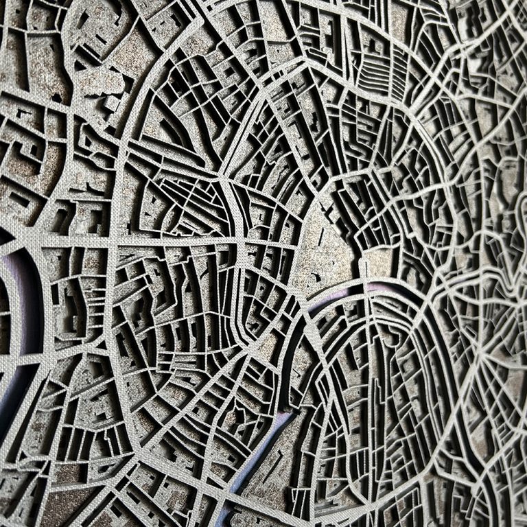 Դեկոր «Մոսկվայի Քարտեզ» 63x63սմ