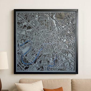 Դեկոր «Մոսկվայի Քարտեզ» 63x63սմ