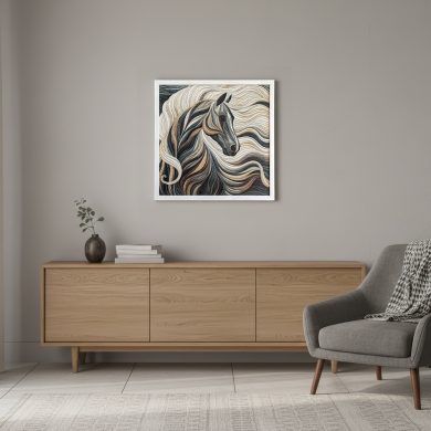 «Ձի» 3D 53.5×53.5սմ